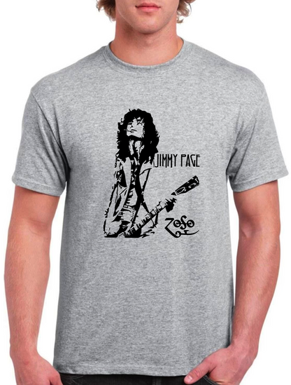 T-shirt JIMMY PAGE ZOSO LED ZEPPLIN ROBERT PLANT