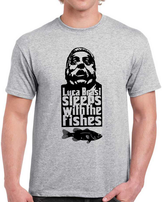 Tshirt_LUCA BRASI sleeps with the fishes