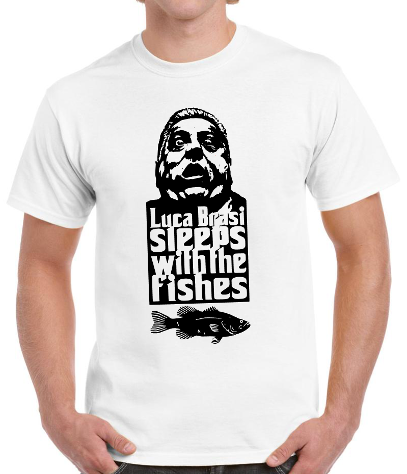 Tshirt_LUCA BRASI sleeps with the fishes