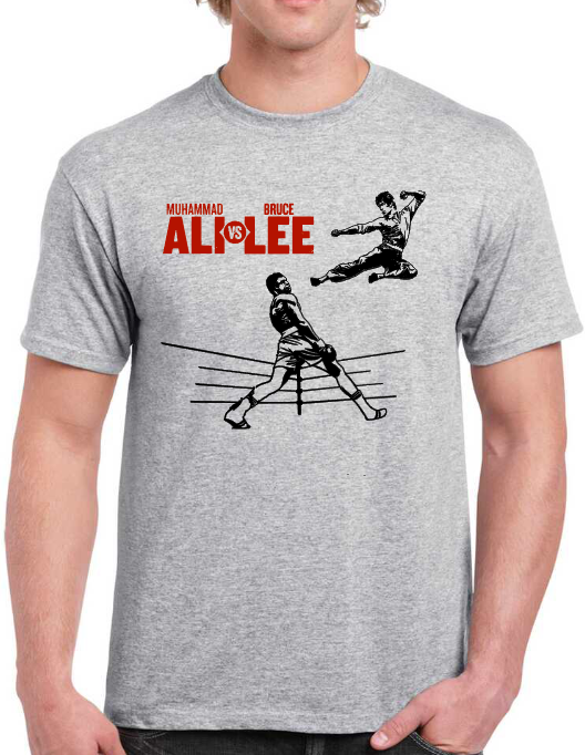 T-shirt MUHAMMAD ALI VS BRUCE LEE