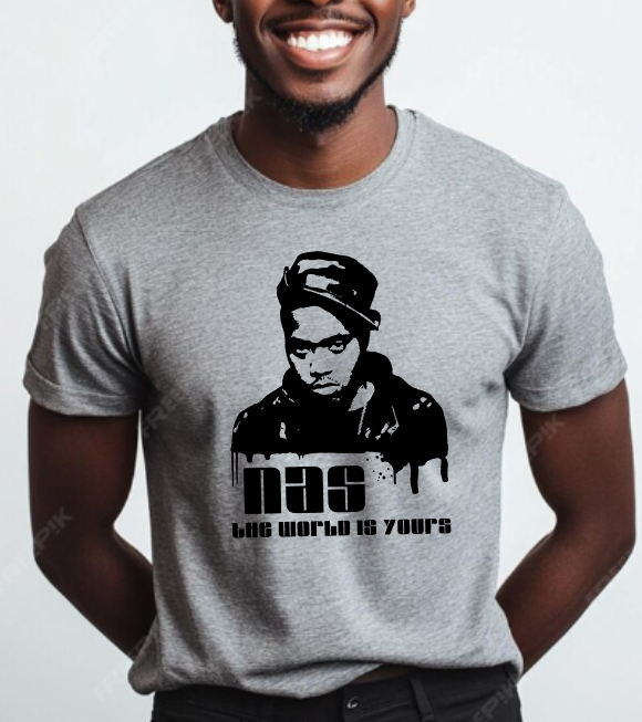T-shirt NAS THE WORLD IS YOURS