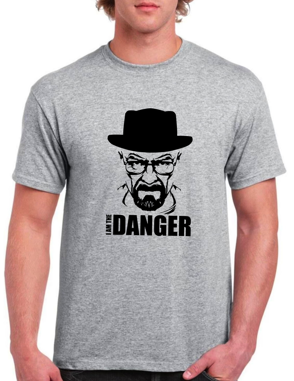 T-shirt WALTER WHITE, BREAKING BAD : I AM THE DANGER