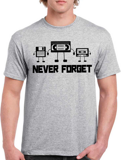 T-shirt never forget disc