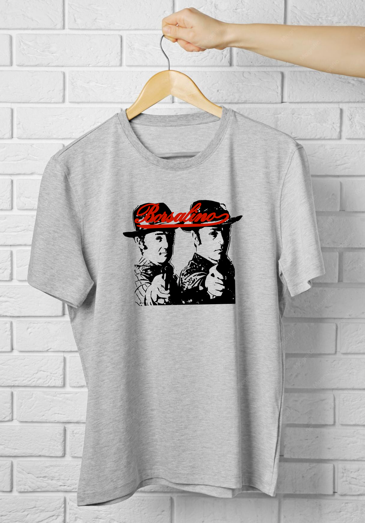 T-shirt_JEAN_PAUL_BELMONDO_ALAIN_DELON_BORSALINO