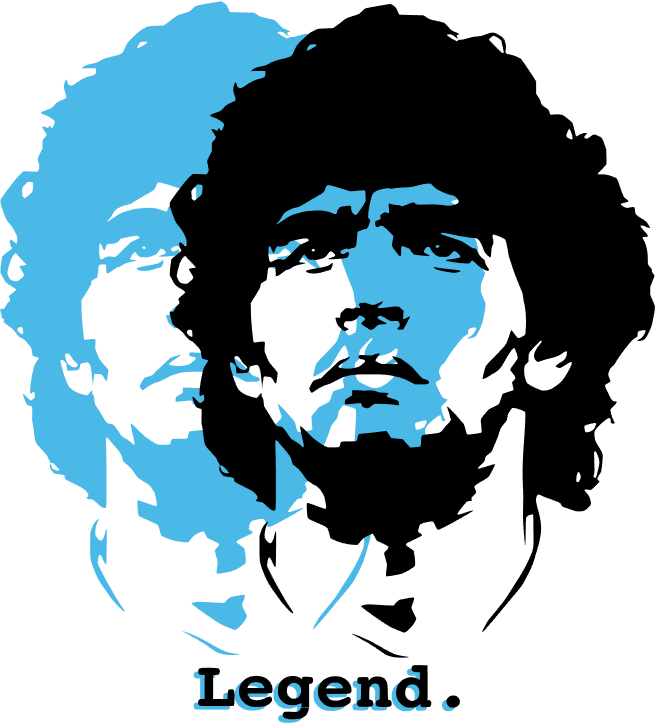 T-shirt avec DIEGO MARADONA, LEGEND