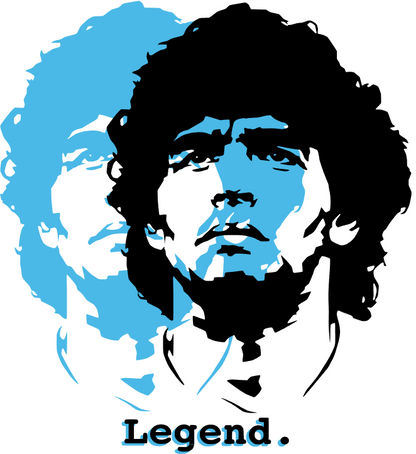 T-shirt avec DIEGO MARADONA, LEGEND
