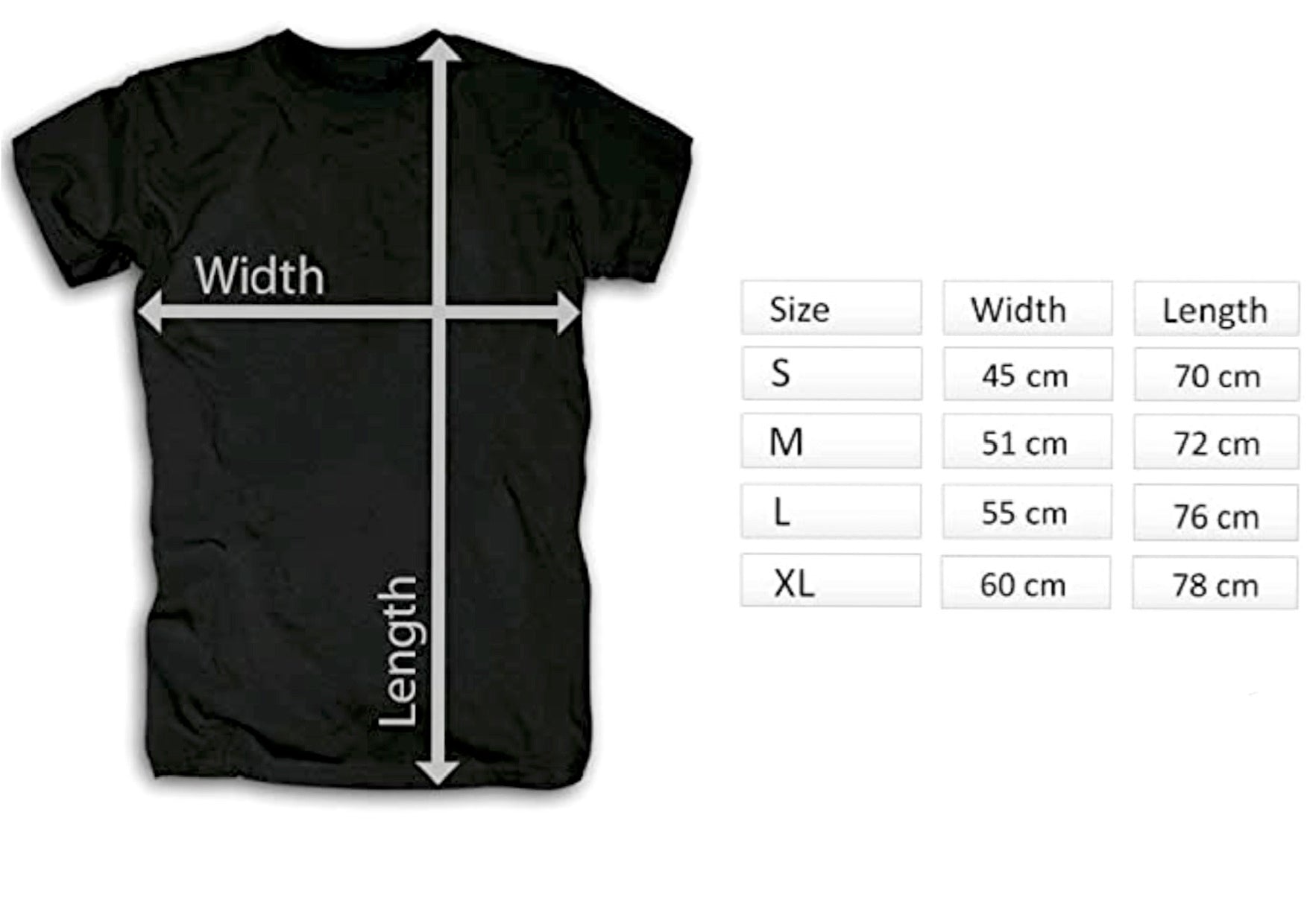 Supreme t shirt size chart new arrivals