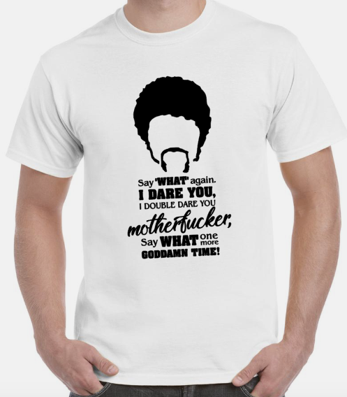 T-shirt with JULES (Samuel L. Jackson) in PULP FICTION