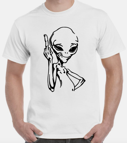 Paul the sales alien t shirt