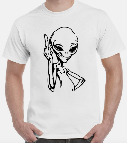 Paul the shop alien t shirt