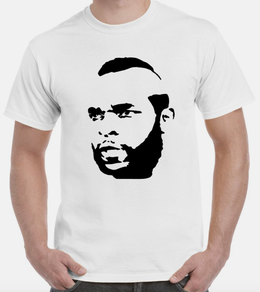 T-shirt with Mr. T