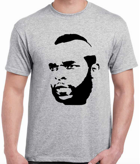 T-shirt with Mr. T