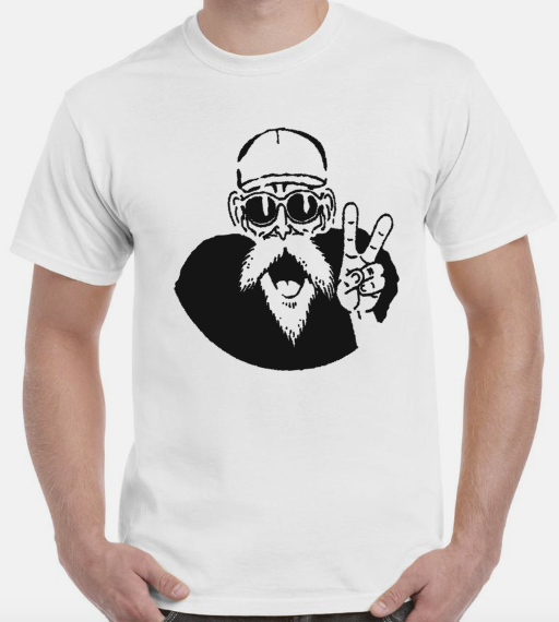 T-shirt with Master ROSHI in DRAGON BALL