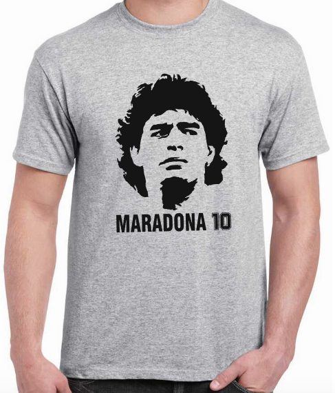 T-shirt with MARADONA