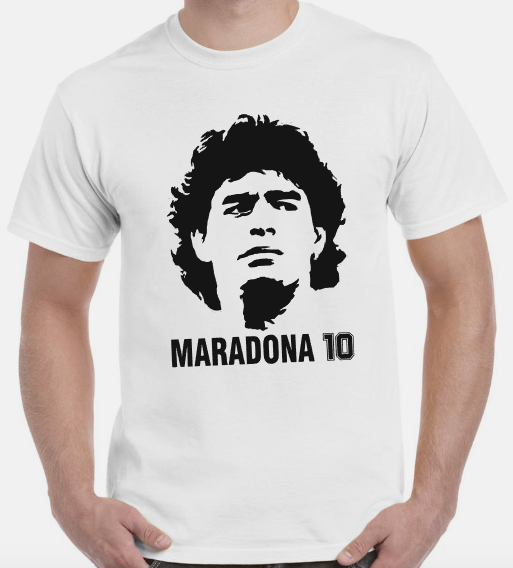 T-shirt with MARADONA