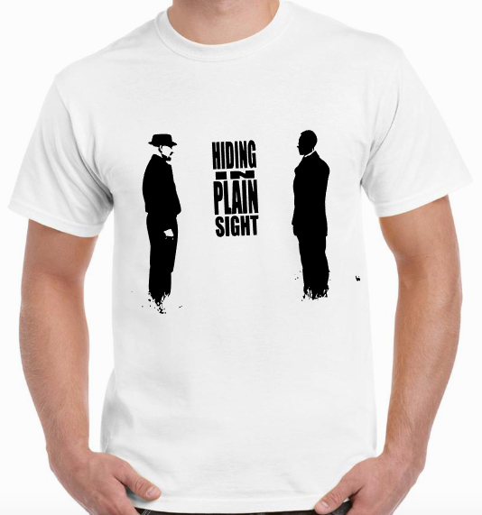 T-shirt with WALTER WHITE and GUSTAVO FRING in BREAKING BAD