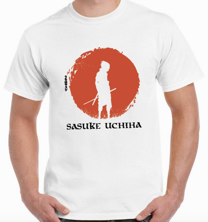 T-shirt with SASUKE UCHIHA