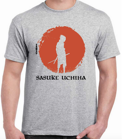 T-shirt with SASUKE UCHIHA