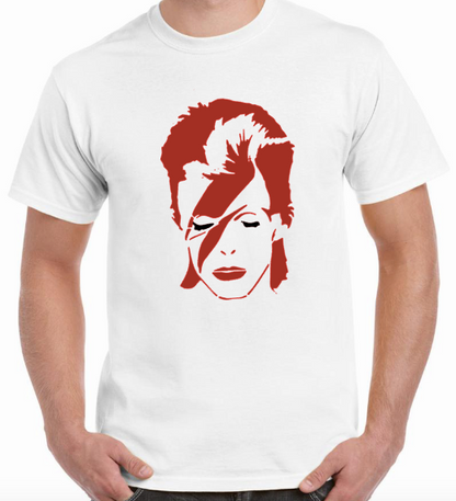 T-shirt with DAVID BOWIE