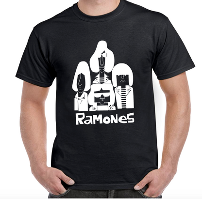 T-shirt with RAMONES