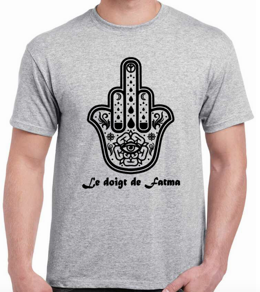 T-shirt avec LE DOIGT DE FATMA