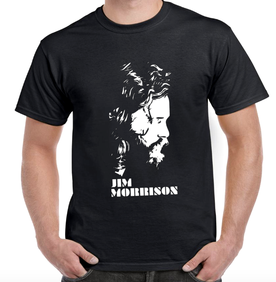 T-shirt with JIM MORRISON, THE DOORS