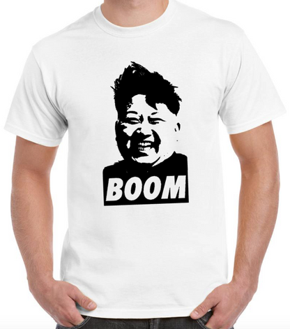 T-shirt avec KIM JONG-UN, BOOM