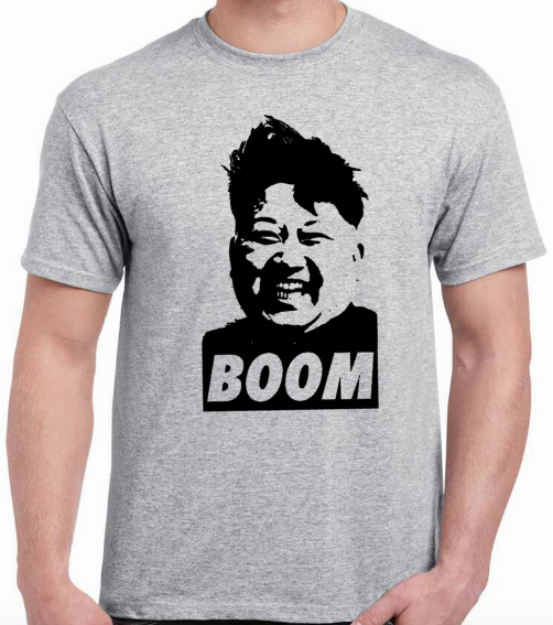 T-shirt avec KIM JONG-UN, BOOM