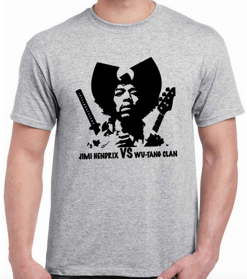 T-shirt  JIMI HENDRIX VS WU-TANG CLAN