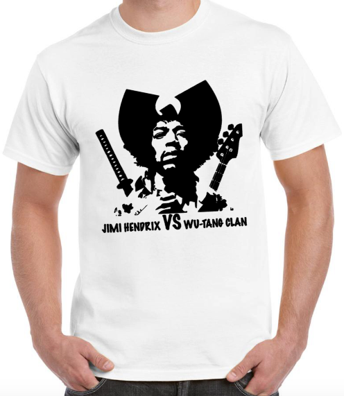 T-shirt  JIMI HENDRIX VS WU-TANG CLAN