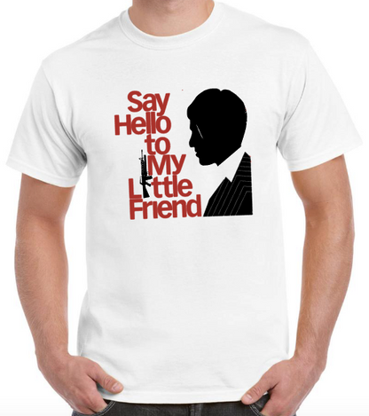 T-shirt SCARFACE, "SAY HELLO TO MY LITTLE FRIEND"