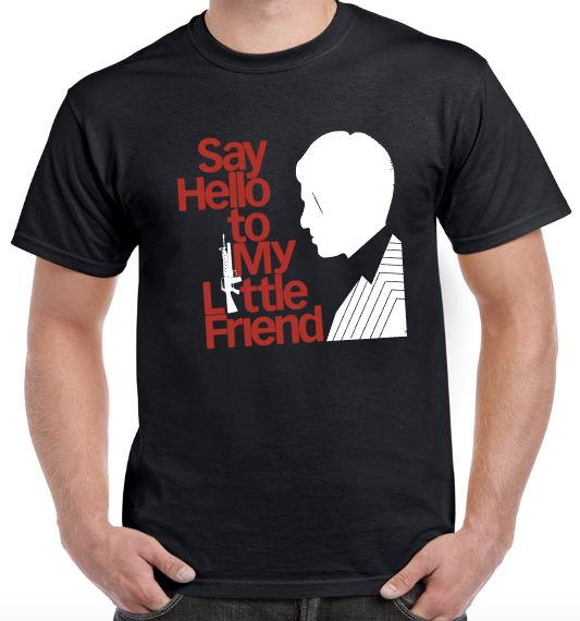 T-shirt SCARFACE, "SAY HELLO TO MY LITTLE FRIEND"