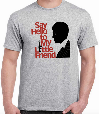 T-shirt SCARFACE, "SAY HELLO TO MY LITTLE FRIEND"