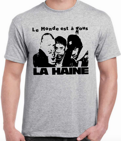 T-shirt  LA HAINE, LE MONDE EST À NOUS