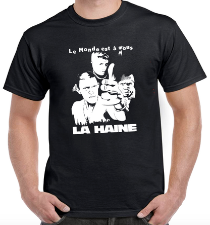 T-shirt  LA HAINE, LE MONDE EST À NOUS