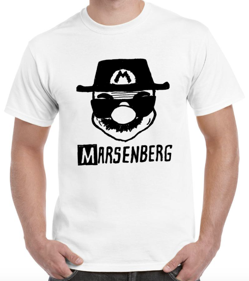 T-shirt MARSENBERG, BREAKING BAD (MARIO BROS)