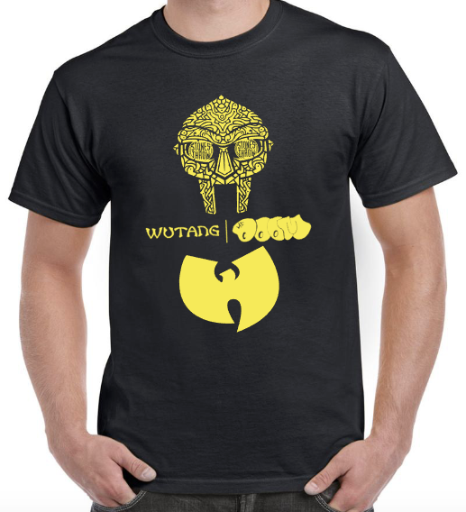 T-shirt with MF DOOM and WU-TANG CLAN