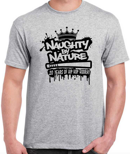 T-shirt NAUGHTY BY NATURE, 20 YEARS OF HIP HOP HOORAY