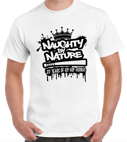 T-shirt NAUGHTY BY NATURE, 20 YEARS OF HIP HOP HOORAY