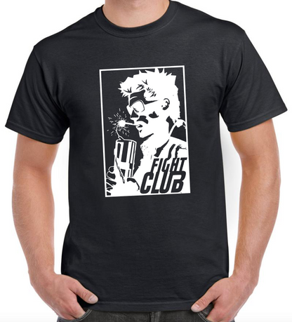 T-shirt with TYLER DURDEN, FIGHT CLUB