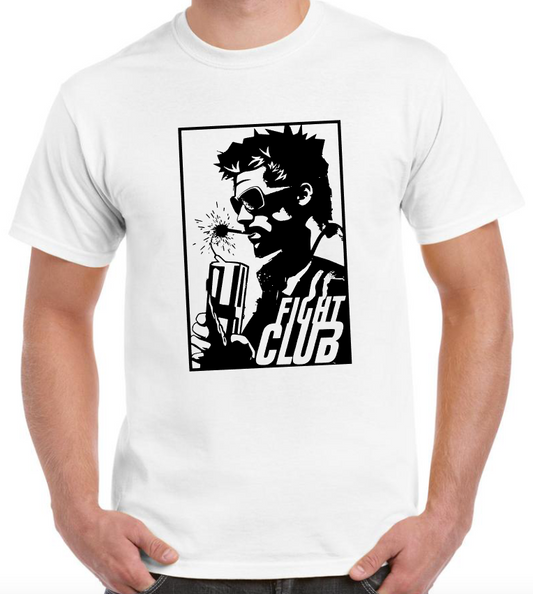 T-shirt with TYLER DURDEN, FIGHT CLUB