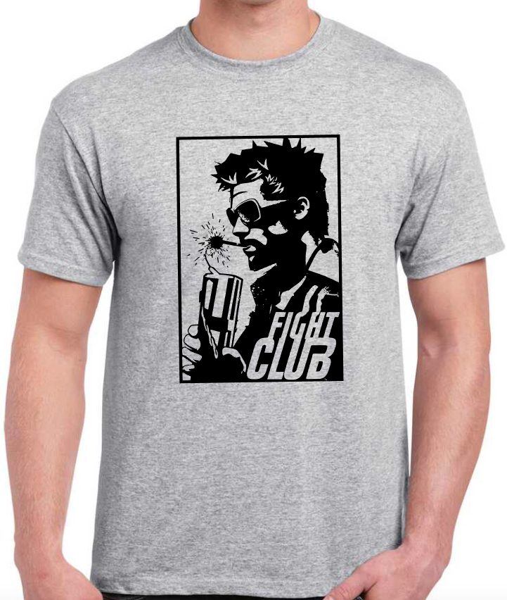 T-shirt with TYLER DURDEN, FIGHT CLUB