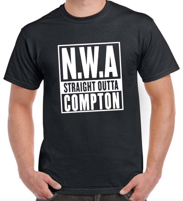 T-shirt NWA, STRAIGHT OUTTA COMPTON