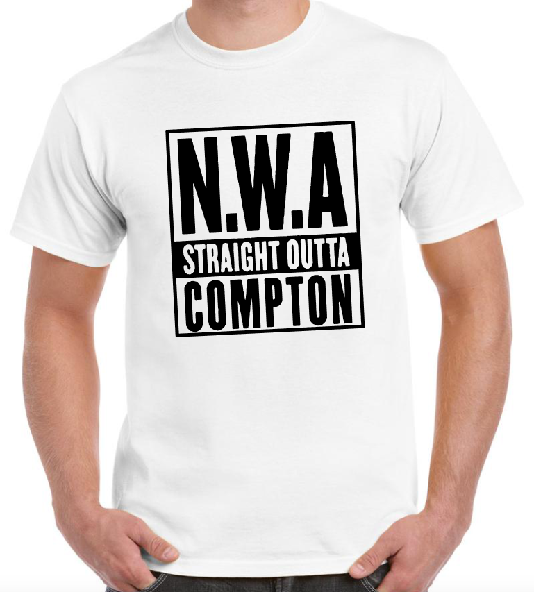 T-shirt NWA, STRAIGHT OUTTA COMPTON