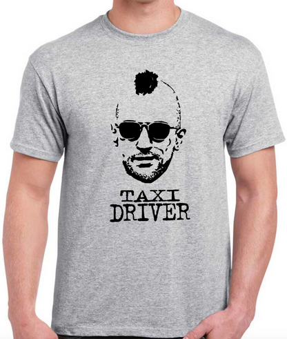 T-shirt with TRAVIS BICKLE, TAXI DRIVER