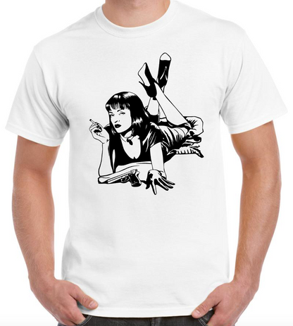 T-shirt with MIA WALLACE, PULP FICTION