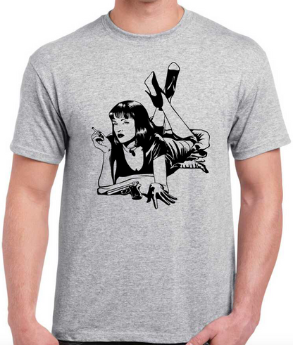 T-shirt with MIA WALLACE, PULP FICTION