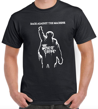 T-shirt RAGE AGAINST THE MACHINE, BATTLE OF EUROPE