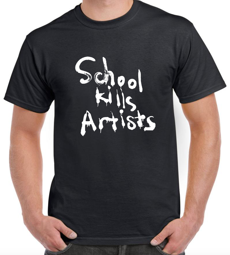 Camiseta ESCUELA MATA ARTISTAS, SCHOOL KILLS ARTISTS