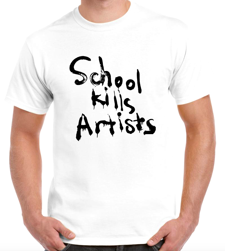 Camiseta ESCUELA MATA ARTISTAS, SCHOOL KILLS ARTISTS